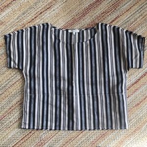 Madewell Striped boxy top